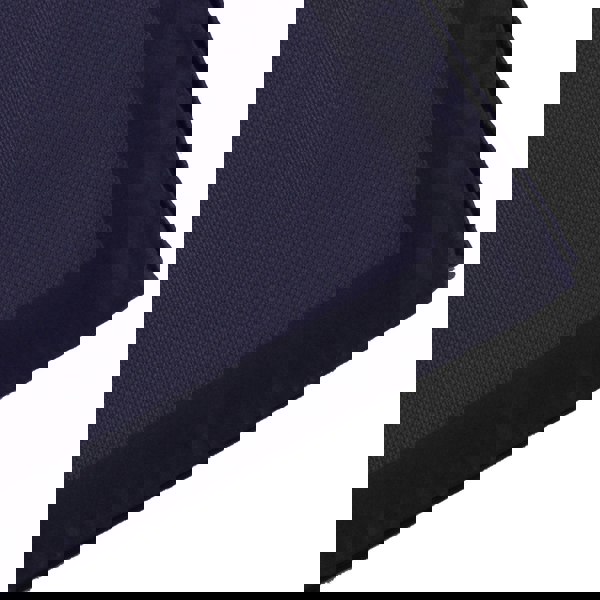Alexander McQueen woven silk pocket square in periwinkle blue