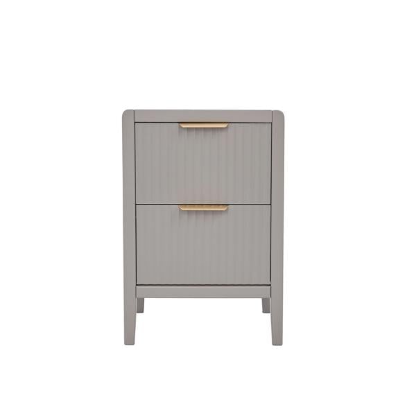 Cabinet Bits Castel 2 Drawer  Bedside Table