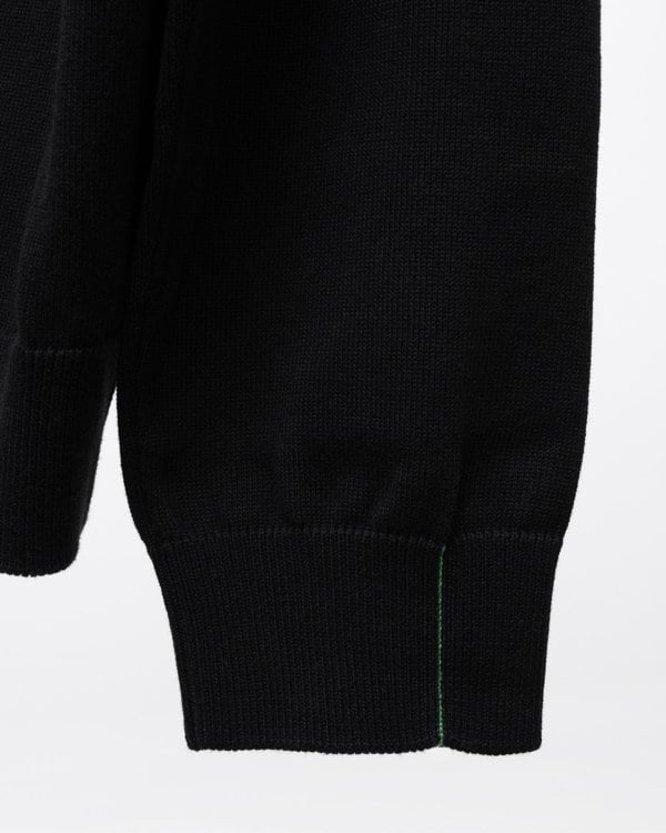 Lacoste Half Zip Logo Mens Sweatshirt - Black 031