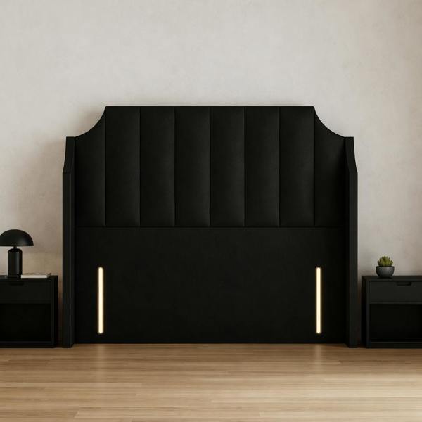 Great British Beds Winged Art Deco Headboard