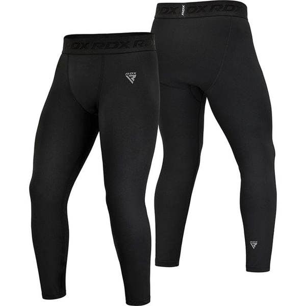 RDX Sports CLOTHING T15 COMPRESSION TROUSER BLACK