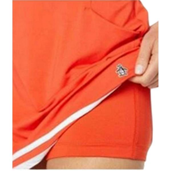 Original Penguin Womens/Ladies Essential Embroidered Logo Skort - Fiesta - 