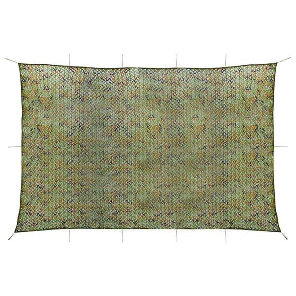 Berkfield Camouflage Net with Storage Bag 4x5 m Green