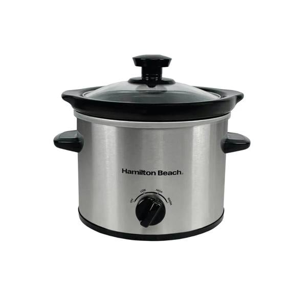 Hamilton Beach The Mighty Mini 1.8L Slow Cooker - Silver