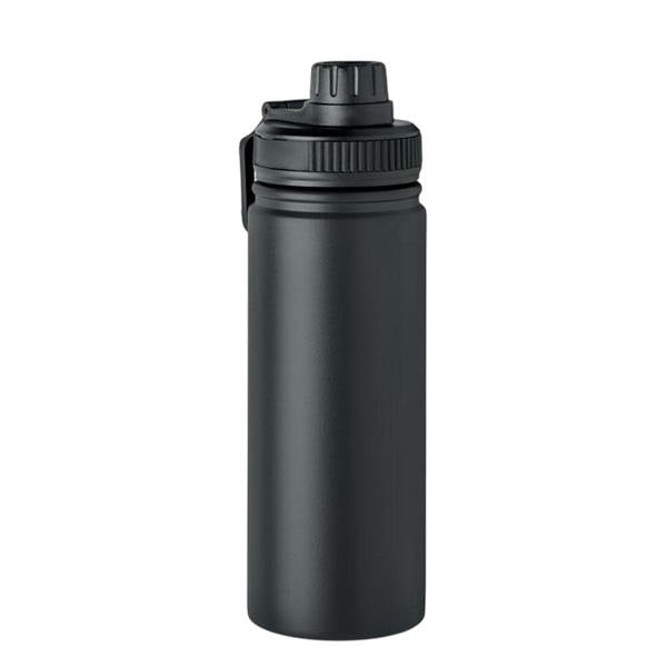 MidOcean Mili Double-Walled 500ml Bottle - Black - 