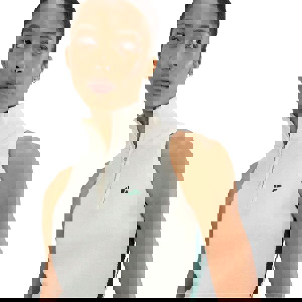 Ellesse Womens/Ladies Surista Quarter Zip Top - Off White - 