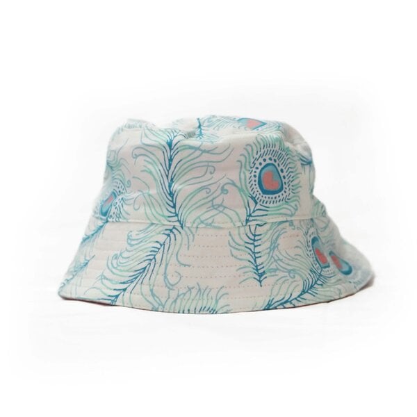 Lucy & Sam Peacock Reversible Sunhat