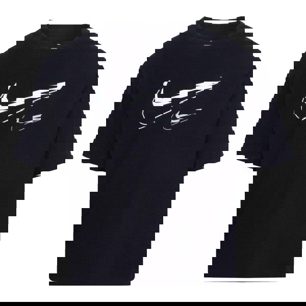 Nike Girls Swoosh Boxy T-Shirt - Black
