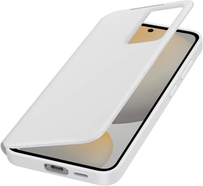 Samsung Galaxy S24 FE Smart View Wallet Case White EF-ZS721CWEGWW
