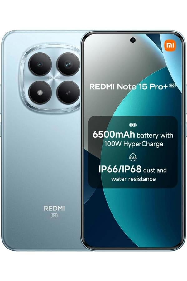 Xiaomi Redmi Note 15 Pro+ 5G Smartphone 8GB+256GB Glacier Blue