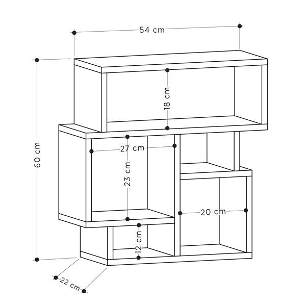 Decortie Karma Modern Multipurpose Side Table H60.5 cm