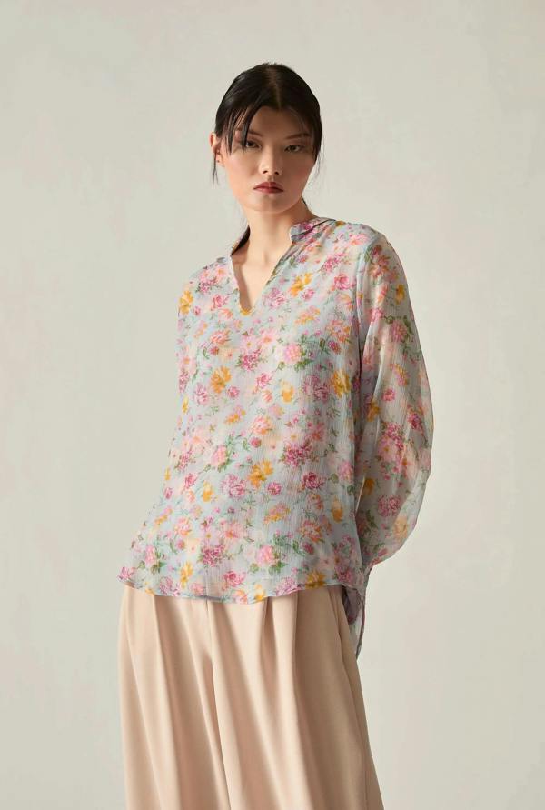 James Lakeland Vintage Floral Print Blouse