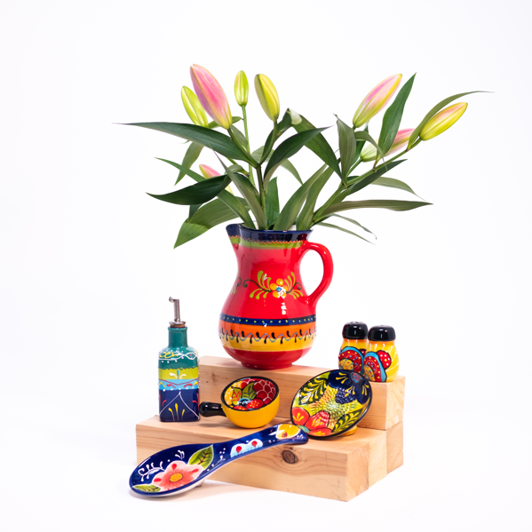 Verano Spanish Ceramics Classic Spanish - Square Oil Drizzler