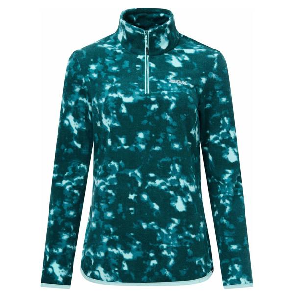 Regatta Womens/Ladies Margot Brush Stroke Quarter Zip Fleece - Mediterranea - 