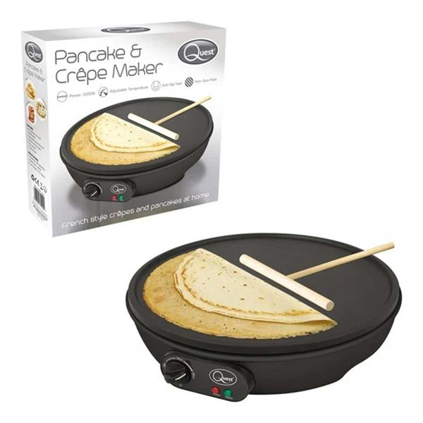 Dragodirect Electric Pancake & Crepe Maker Non-Stick Flatbread Cooker