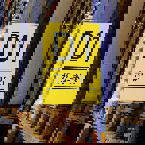 Durable Self-Adhesive Aisle Sign A4 Portrait | Warehouse Signage | 10 Pack