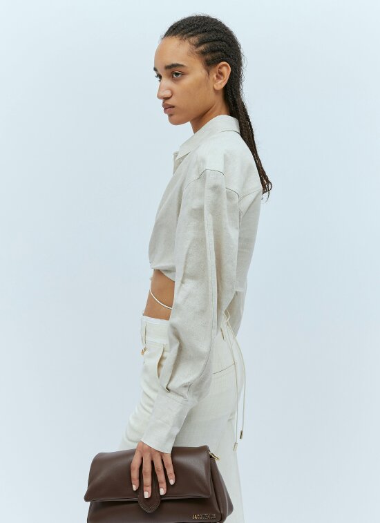 Jacquemus La Chemise Plidao Light Beige
