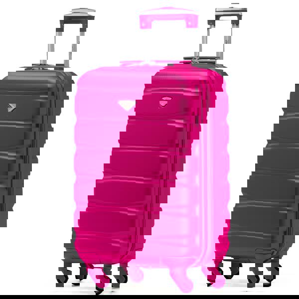 Flight Knight 55x35x20cm Cabin Carry Bag Hard Shell Suitcase 100+ Airline Approved