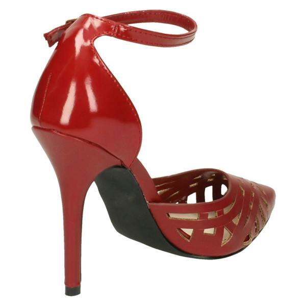 Anne Michelle Ladies Anne Michelle Ankle Strap Court Shoes
