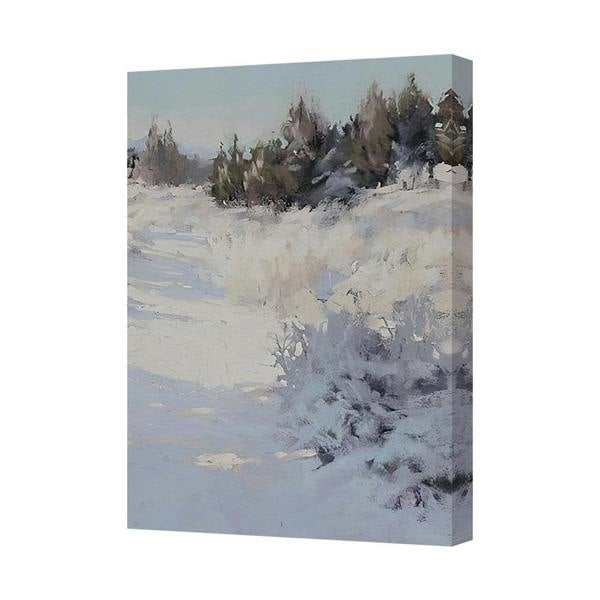 Benjamin Tate Design Winter Snow Landscape Canvas Wall Art Print 9914 High Quality