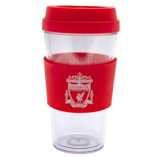 Liverpool FC Crest Travel Mug - Clear/Red