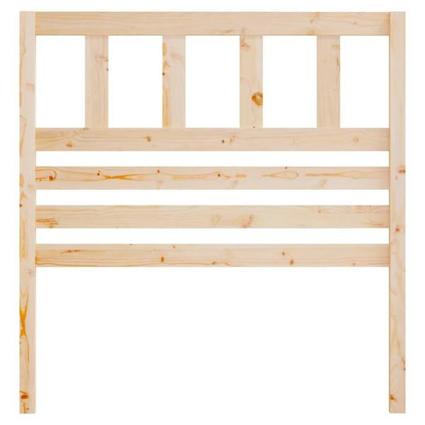Berkfield Bed Headboard 96x4x100 cm Solid Wood Pine