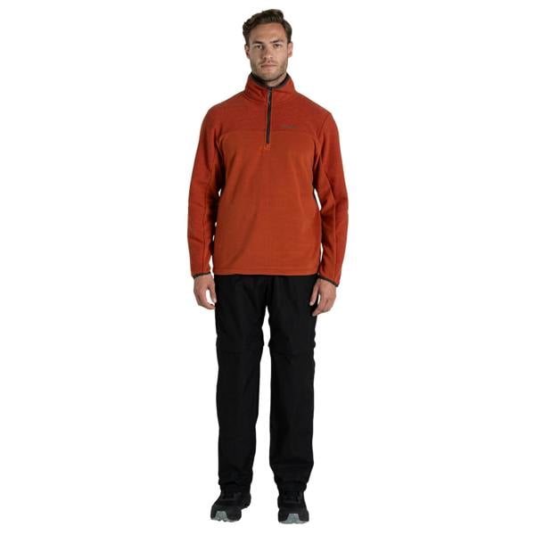 Craghoppers Mens Kiwi Peached Convertible Trousers - Black - 