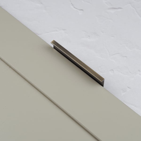 Handle & Home Antique Brass Edge Mount Lip Pulls