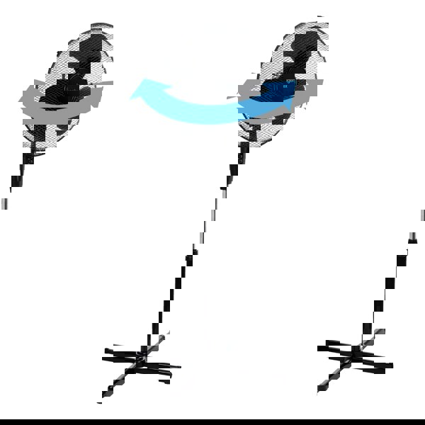 igenix 16 Inch Pedestal Fan, 3 Speeds, Black