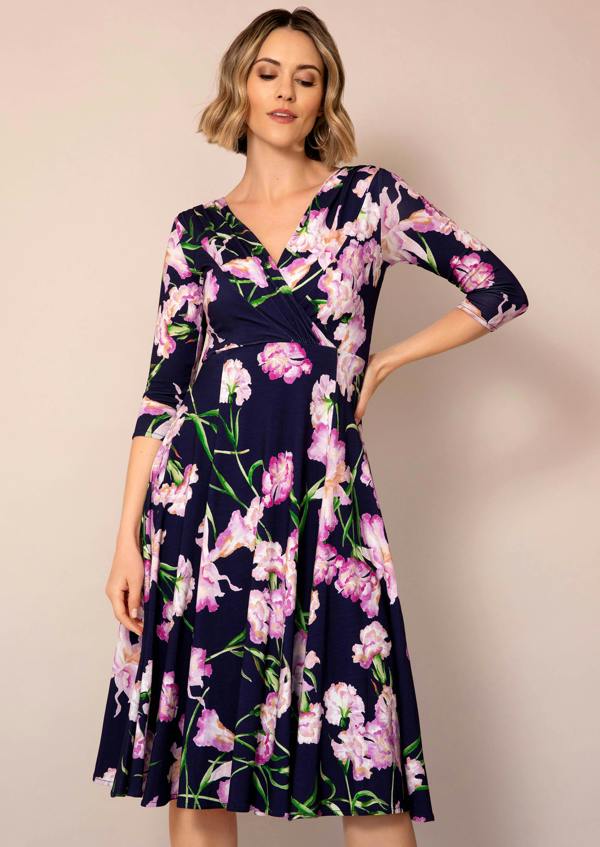 Alie Street London Annie Dress Short (Midnight Blossom)