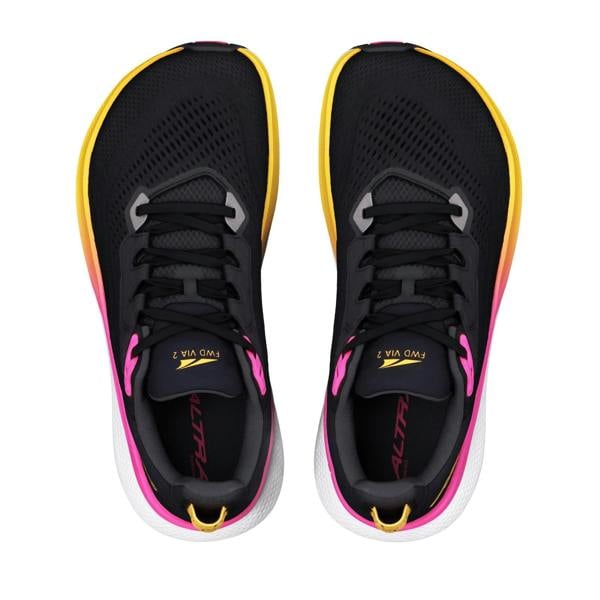 ALTRA Womens FWD VIA 2 Running Trainers Shoes Black Pink