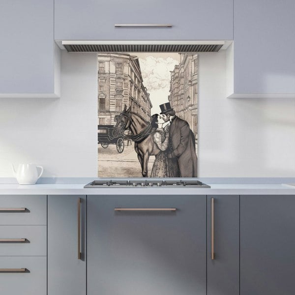 Warren Reed - Designer Victorian Lovers On A London Street Kitchen Splashback