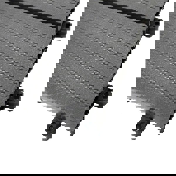 Monstershop 66 x WPC Decking Floor Tiles 30x30cm - Grey