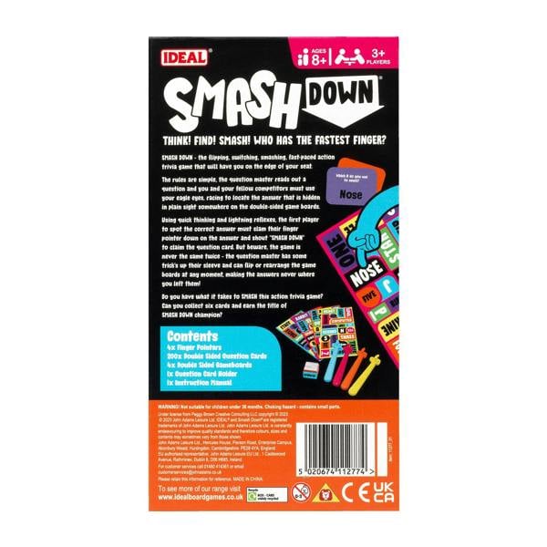 IDEAL Smash Down: Family Trivia Party Game