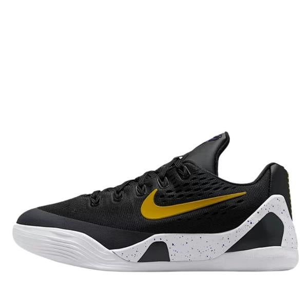 Nike Kobe 9 EM Low Protro TB Black University Gold Trainers UK 4.5