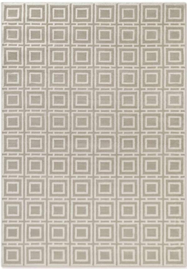 Hanse Home Shortpile Howlite Cream Rug – Modern Geometric