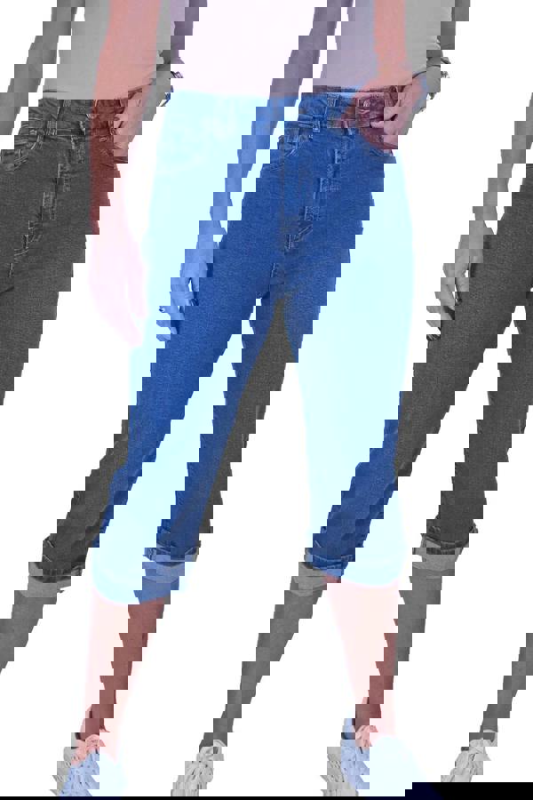 Paulo Due Womens Stretch Denim Cropped Jeans