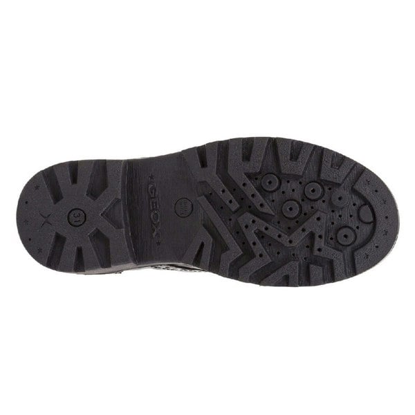 Geox Girls School Black Lace up J Casey G. N Shoes