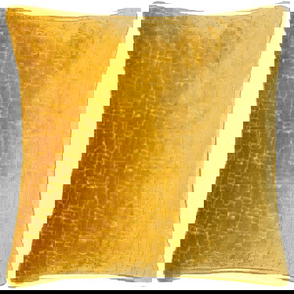 Paoletti Bloomsbury Velvet Cushion Cover - Mustard