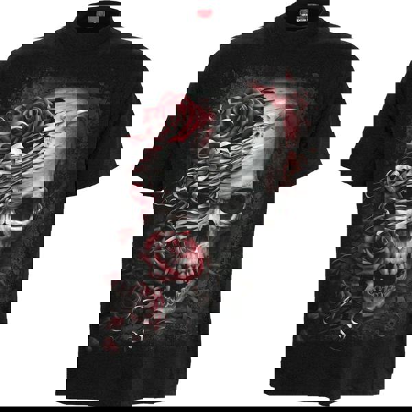 SKULLS N ROSES - T-Shirt Black - Spiral USA