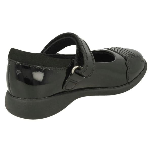 Clarks Girls Clarks Rainbow Detailed School Shoes Etch Beam