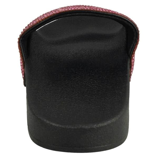 Spot On Ladies Spot On Diamante Sliders