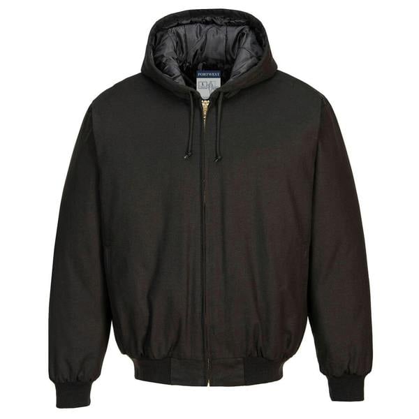 Duck Quilt Lined Hooded Jacket Portwest