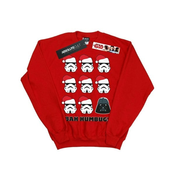 Star Wars Boys Christmas Humbug Sweatshirt - Red