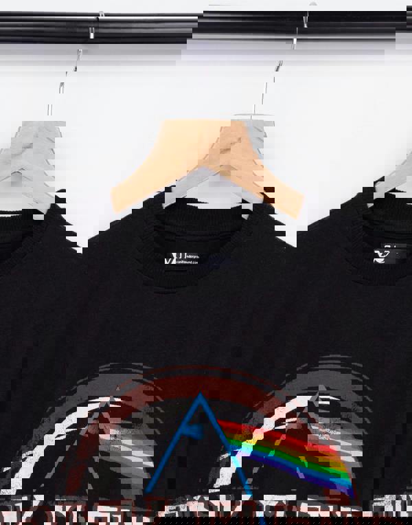 Pink Floyd Unisex Kids Black Album Logo Short Sleeved T-Shirt