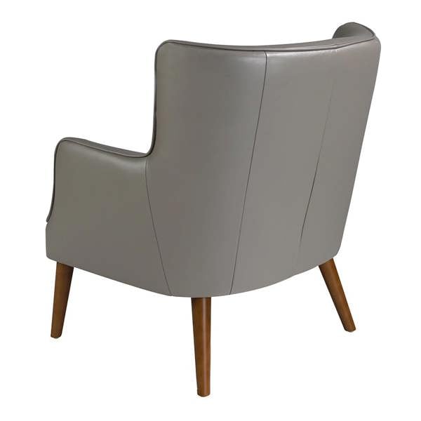 Angel Cerdá Chester Armchair Dark Grey Leather 5085