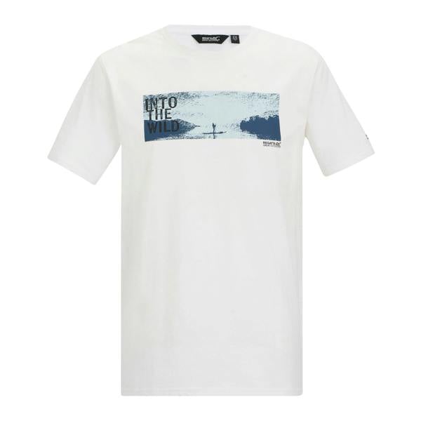 Regatta Mens Cline IX Outdoor Wild T-Shirt - White