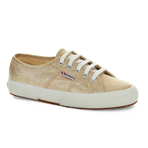 Superga Unisex Adult 2750 Lamew Metallic Trainers - Yellow Gold