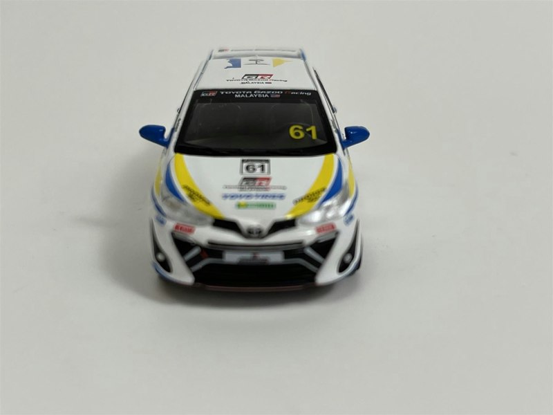 Pop Race Toyota GR Vios Malaysia Season 4 Tengku Djan #61 1:64 Scale PR640008