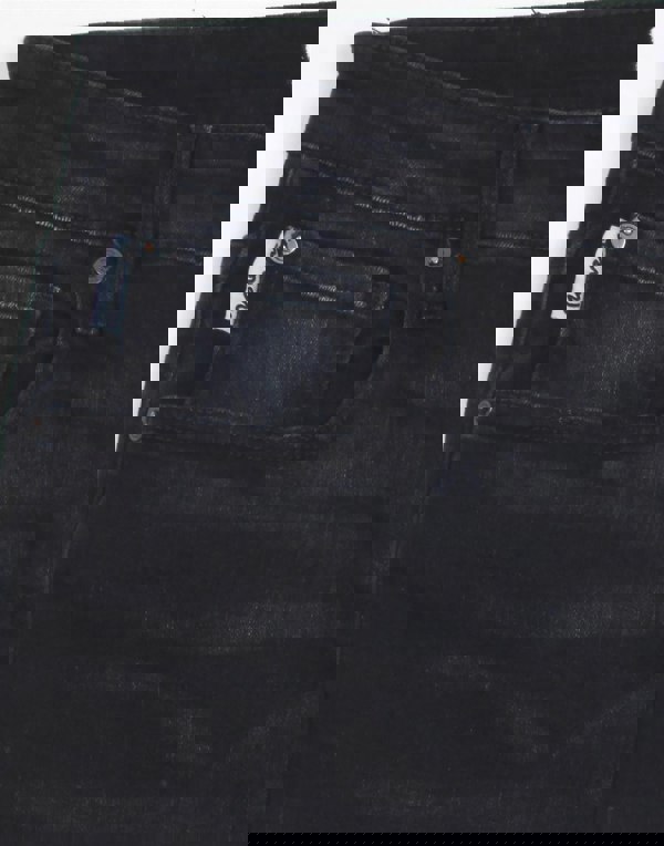 Money Ape Embossed Jeans  Blue Black